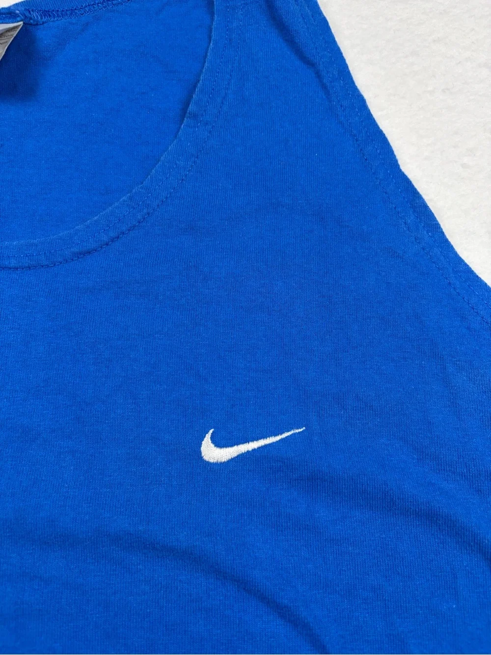 Nike | Royal Blue | Y2K Tank with Silver Tag | XL Made‎ in USA